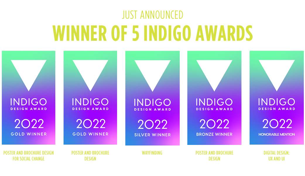 Winner of five 2022 Indigo Awards